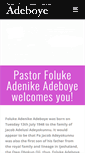 Mobile Screenshot of faadeboye.com